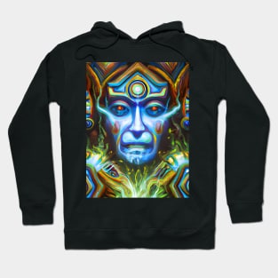 Techno-Shaman (10) Hoodie